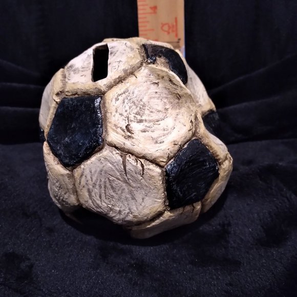 Squashed Soccer Ball Bank - Picture 1 of 3